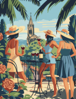 Cocktailing in the garden