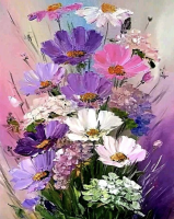 Flower bouquet painting