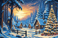 Winter Village Christmas