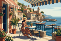 Mediterranean seaside landscape – BG26-0288