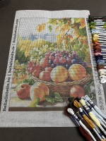 Gyümölcskosár csendélet